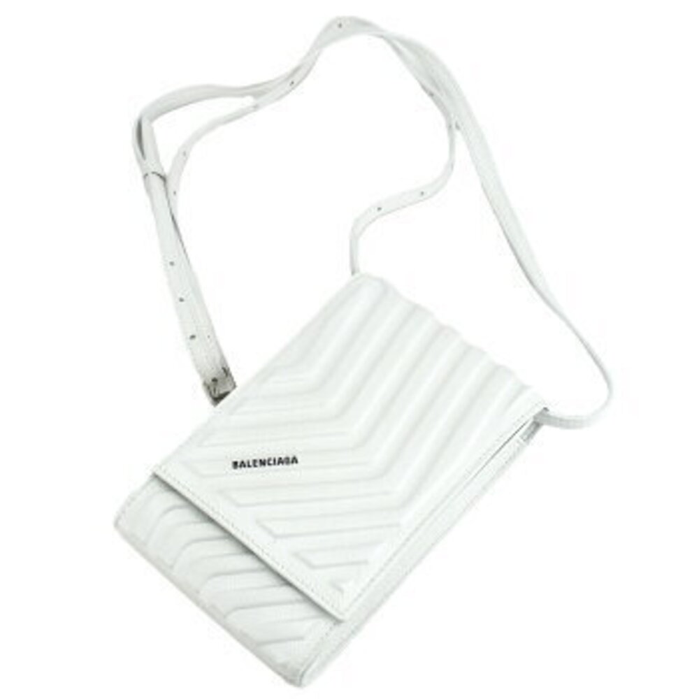 Balenciaga Leather Bag Phone Car Shoulder White Holder - Picture 4 of 6
